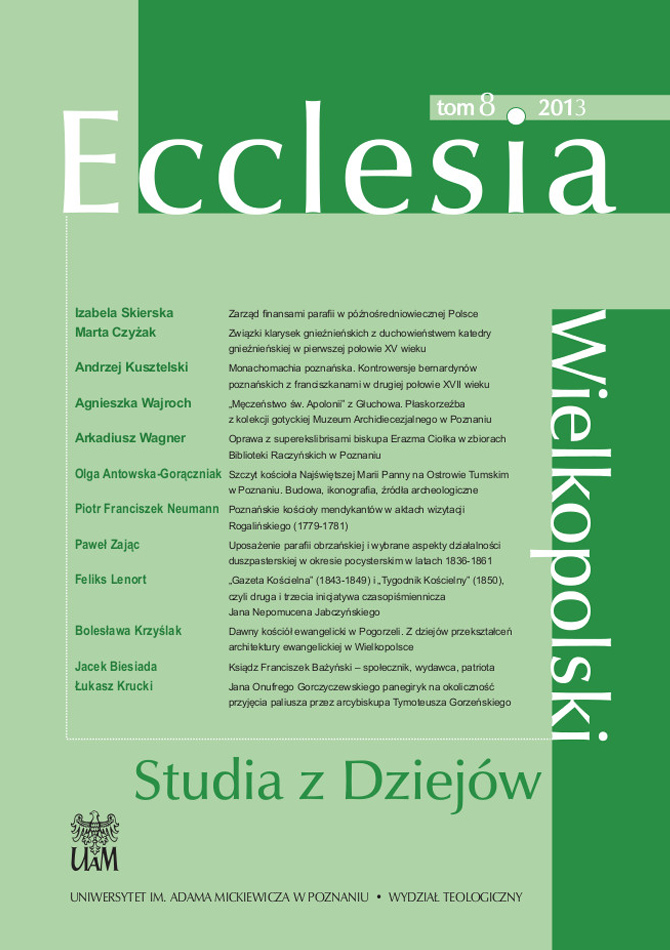 Ecclesia. Studia z Dziejów Wielkopolski